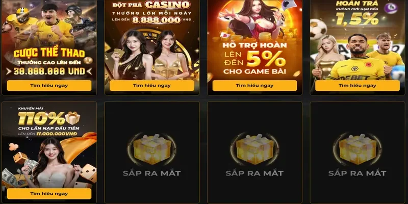 Những khuyến m&atilde;i lớn của Debet
